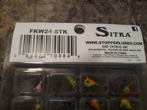 Sitka Arctic Rim Non-Glow Lures 24 Pack