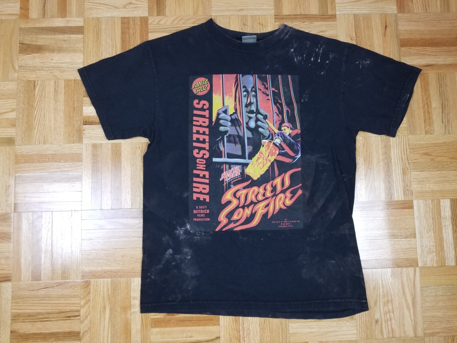 90s SANTA CRUZ tシャツ　襤褸 90s SANTA CRUZ tシャツ 襤褸 - メルカリ
