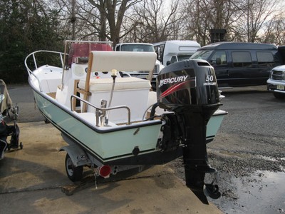 16 Foot Hobie Power Skiff 1985 Hull Completely Rebuilt 