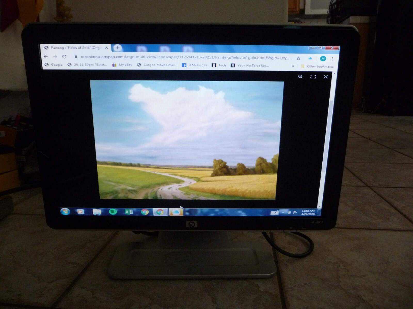 HP19インチ液晶モニタ　HPw1907 Amazon.com: HP W1907 19-inch Widescreen Flat Panel LCD