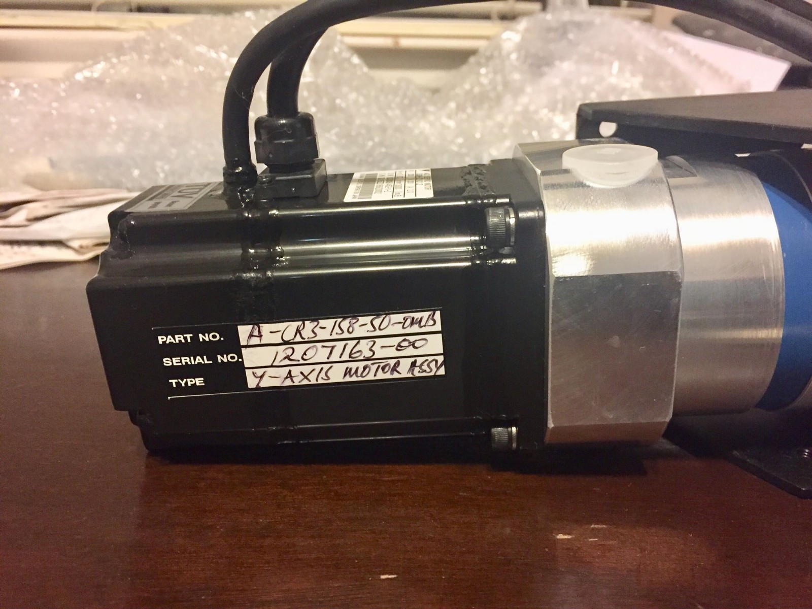 Gerber DCS 3500 MOTOR ASSY, W/BOX  part # a-cr3-158-50