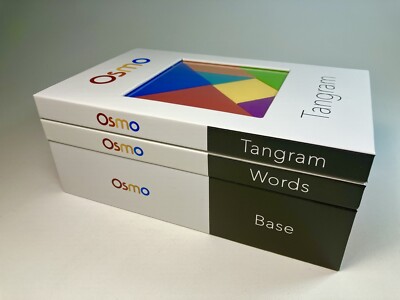 Osmo Learning Base, Words, Tangram Bundle Lot Child Education