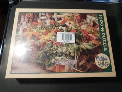 New Sealed Box Cobble Hill 1000 Piece Jigsaw Puzzle Barcelona Market