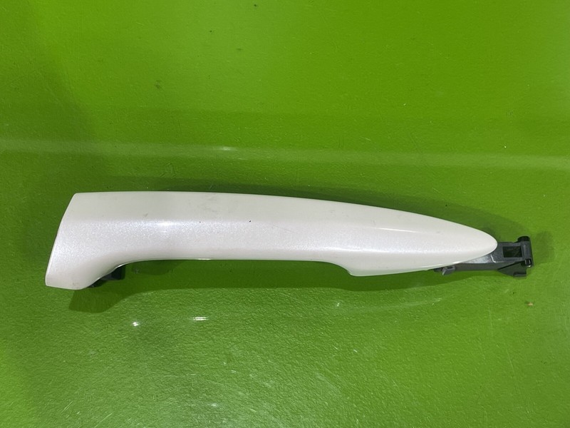 06-13 IS250 IS350 OEM driver left rear exterior door handle lever crystal white