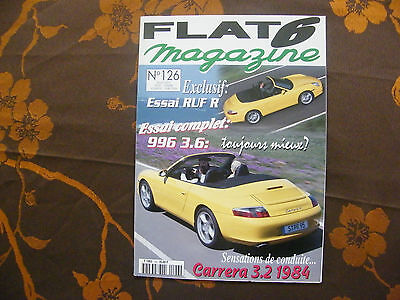 Magazine Flat 6 Mensuel de la porsche N°126  Exclusif: Essai Ruf R - 08/01