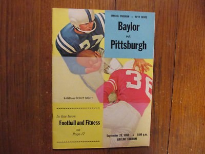 JOHN  BRIDGERS (Died in 2006) Signed 1962  Baylor  University Football Program