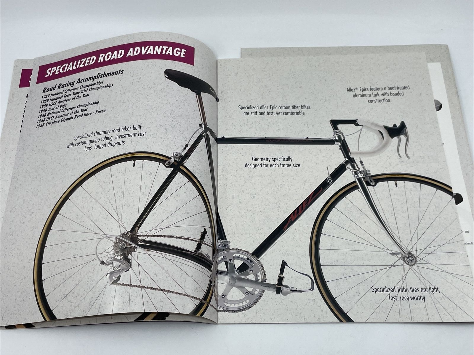 Vintage 1990 SPECIALIZED Bicycles & Accessory Catalog Set MTB Road Components