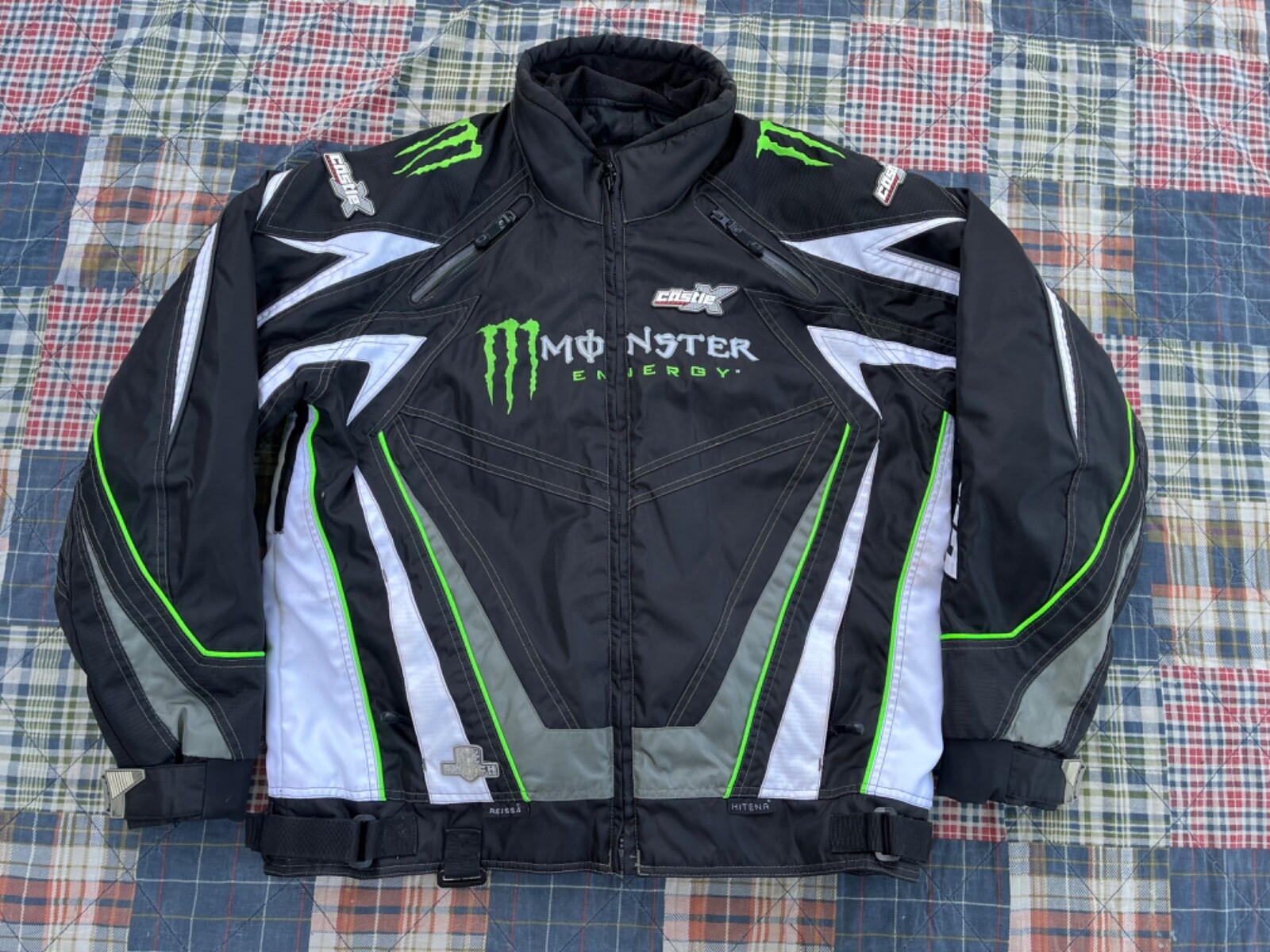 Castle X Monster Energy Tucker Hibbert Snowmobile Racing 3 in 1 Jacket Sz M