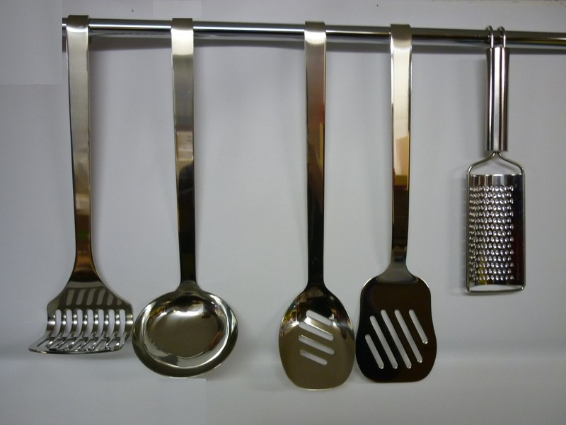 STAINLESS STEEL hanging kitchen UTENSILS - Spoon,Masher ...