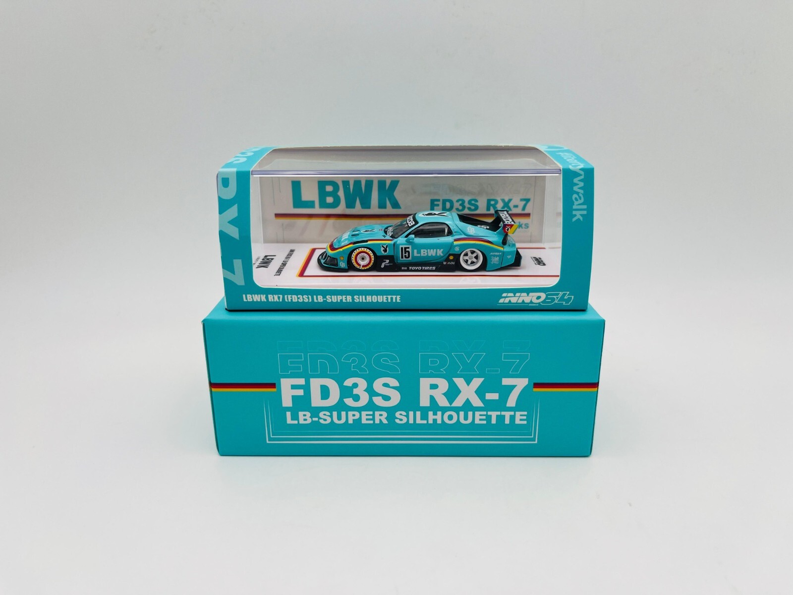 ミニカー Inno RX 7 wired and vvip pas sign Inno Models 1:64 Mazda Rx7 LB-Super Silhouette | eBay