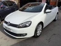 2012 Volkswagen Golf 1.6 TDI BlueMotion Tech S 2dr CONVERTIBLE DIESEL Manual