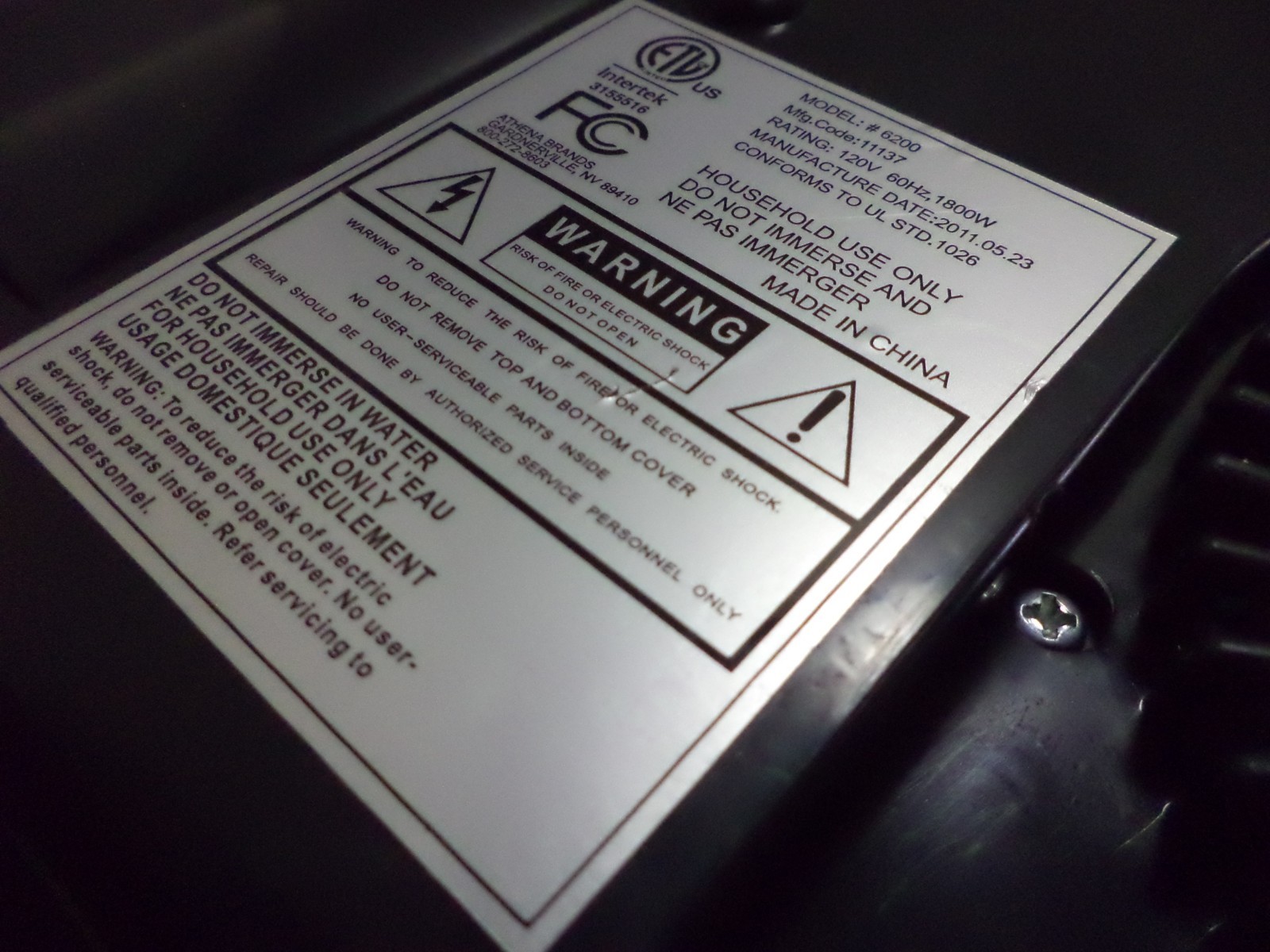 Max Burton 6200 Induction Cooktop 1800w - used but in great shape!
