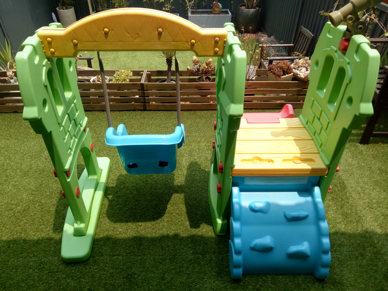 hide and seek climber and swing