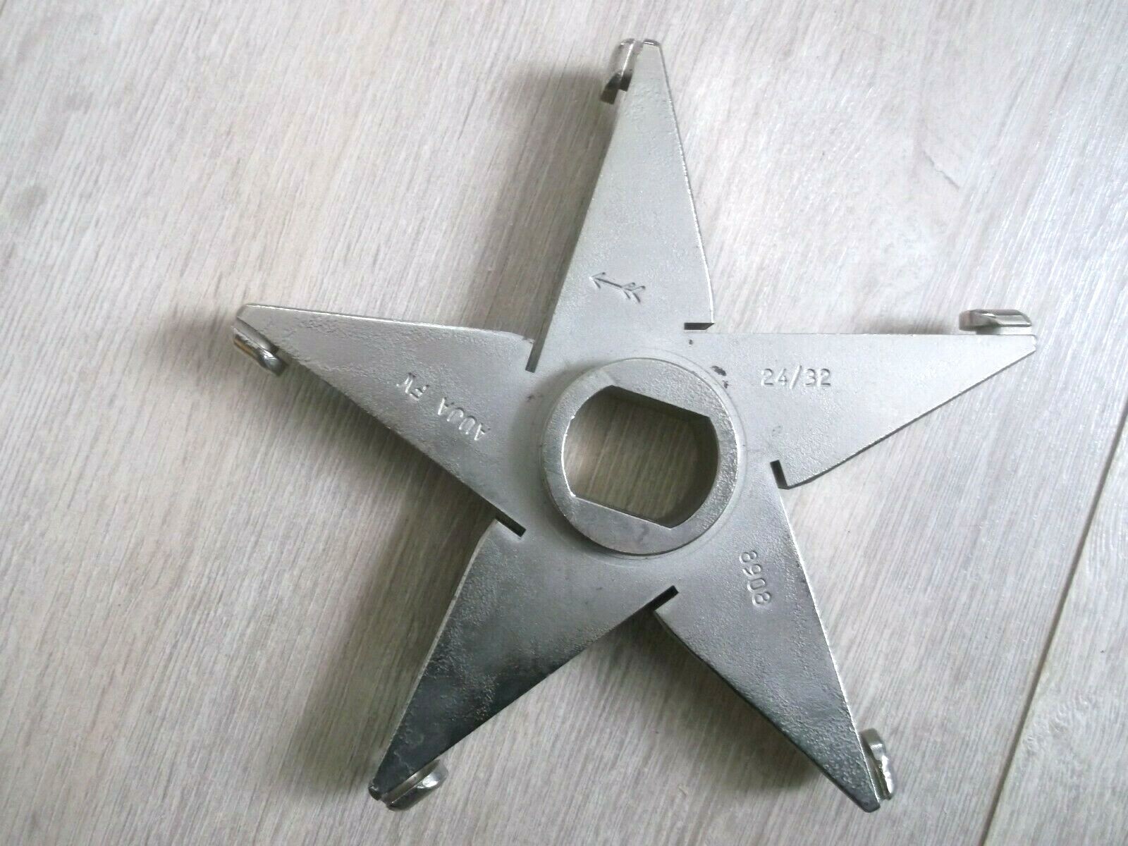 Auja B98 Edelstahl Inox Fleischwolfmesser Messer für Fleischwolf Aujamesser