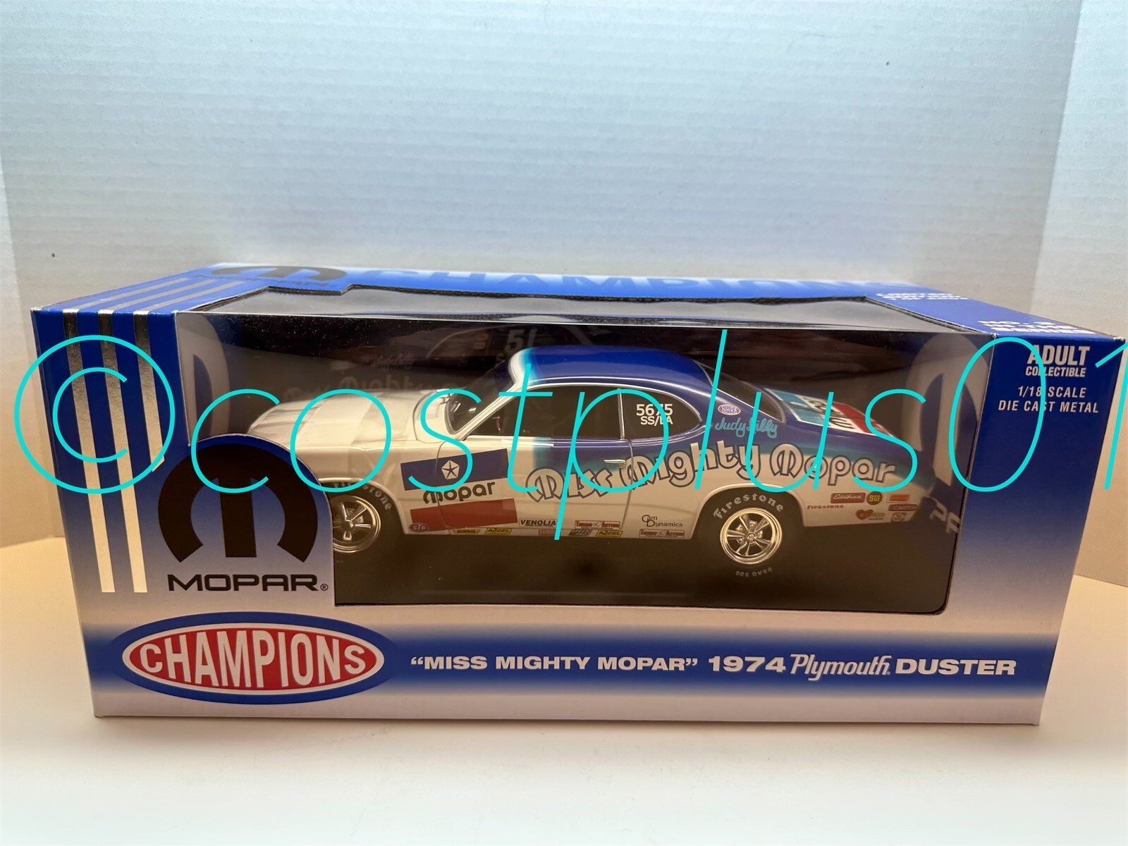 MOPAR CHAMPIONS 1974 PLYMOUTH DUSTER 1:18 NO. 3 IN THE