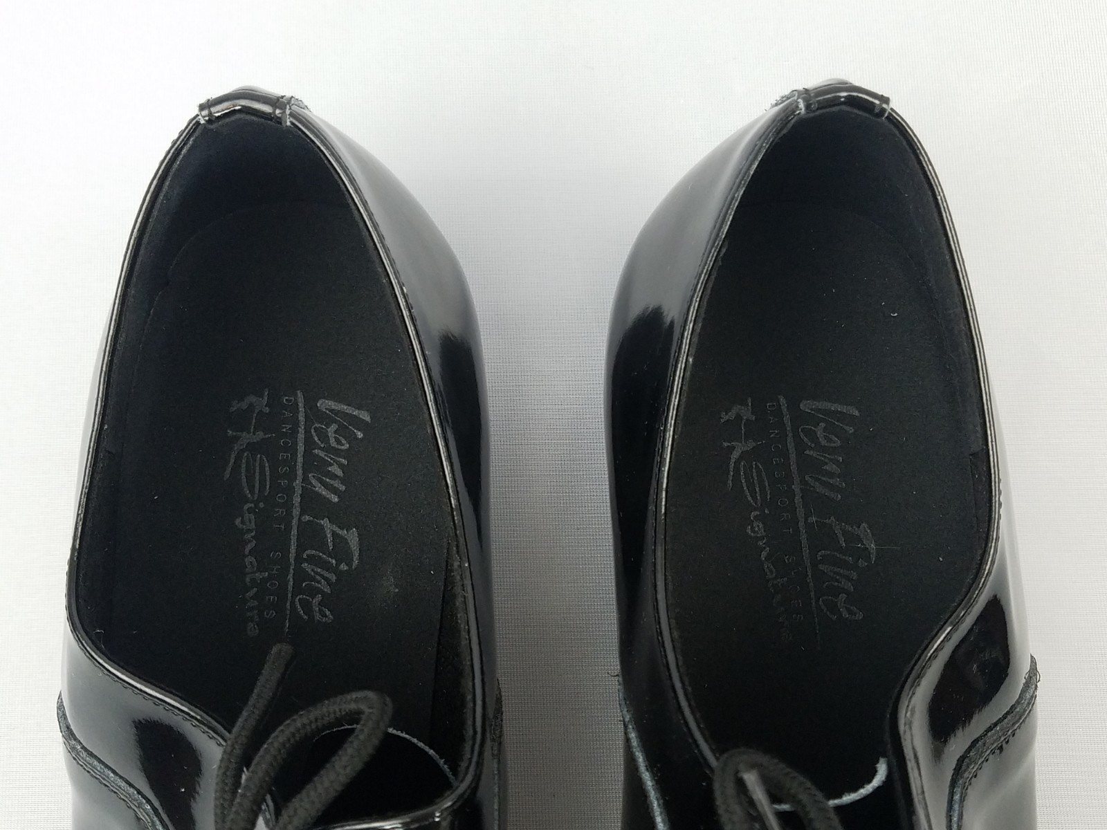 Very Fine Mens Signature Series C917101 Black Patent Suede Sole Dance Shoes US13