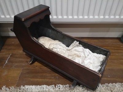 antique wooden cot