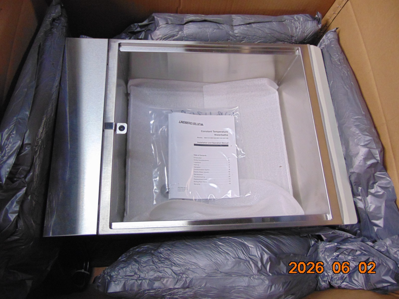 Lindberg Blue M WB1130A-1 Waterbath 120V MISSING COVER & GRILL **NEVER USED**