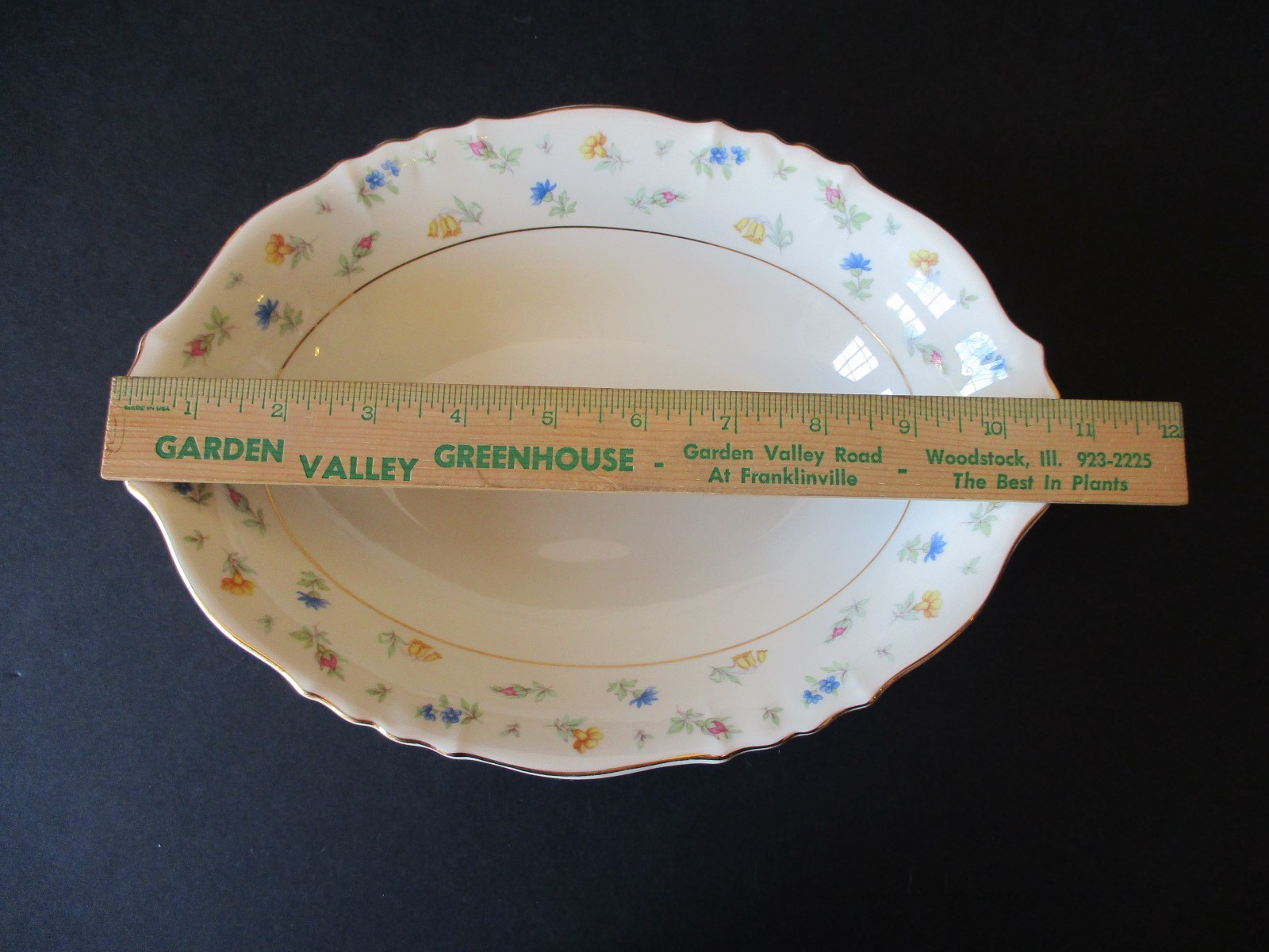 Syracuse Suzanne Oval Serving Bowl 10 3/4
