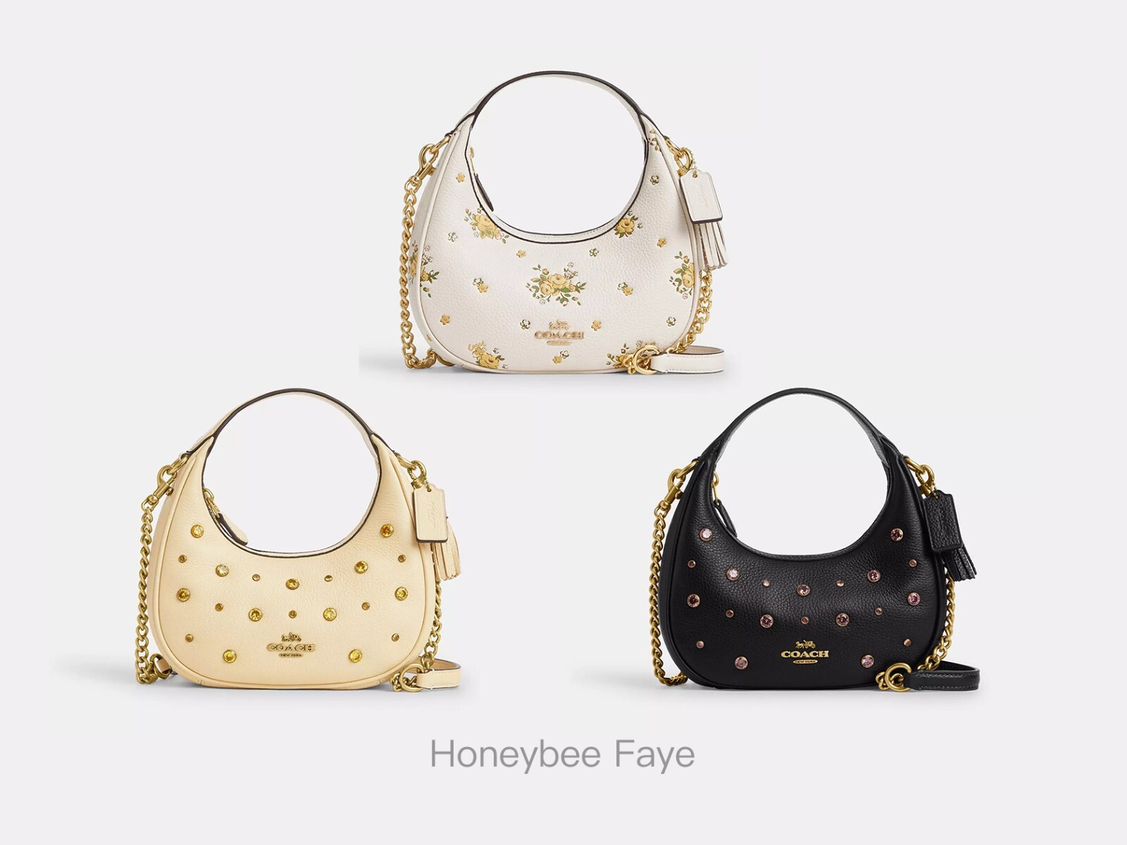 COACH カルメン ミニ クロスボディ フローラル プリント CAK90 NWT Coach Carmen Mini Crossbody Bag With Crystal/Floral