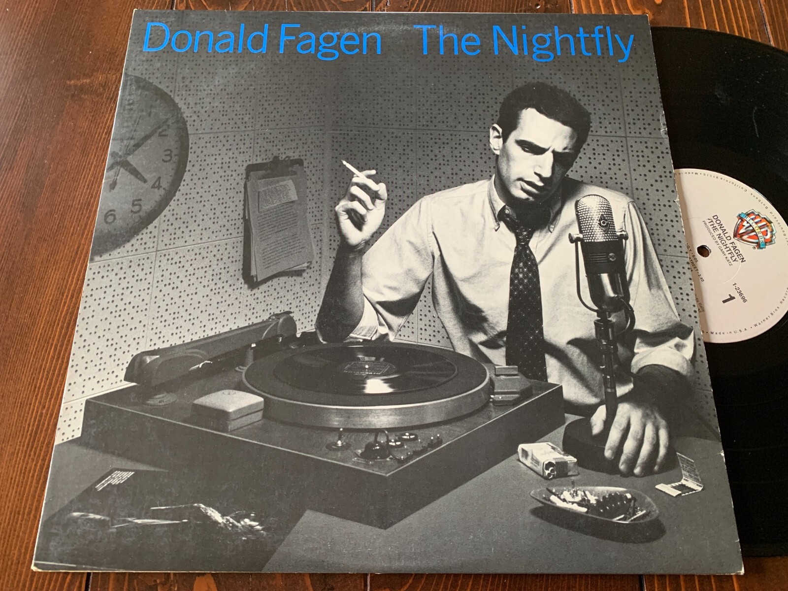 即決 レア US 2色文字 DONALD FAGEN/THE NIGHTFLY ドナルド