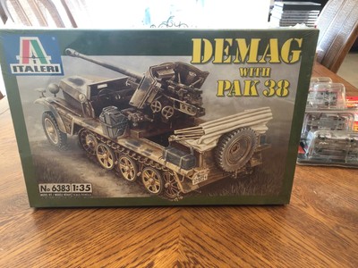 Italeri 1:35 Kit No.6383 DEMAG With PAK 38 ” ~Factory Sealed~
