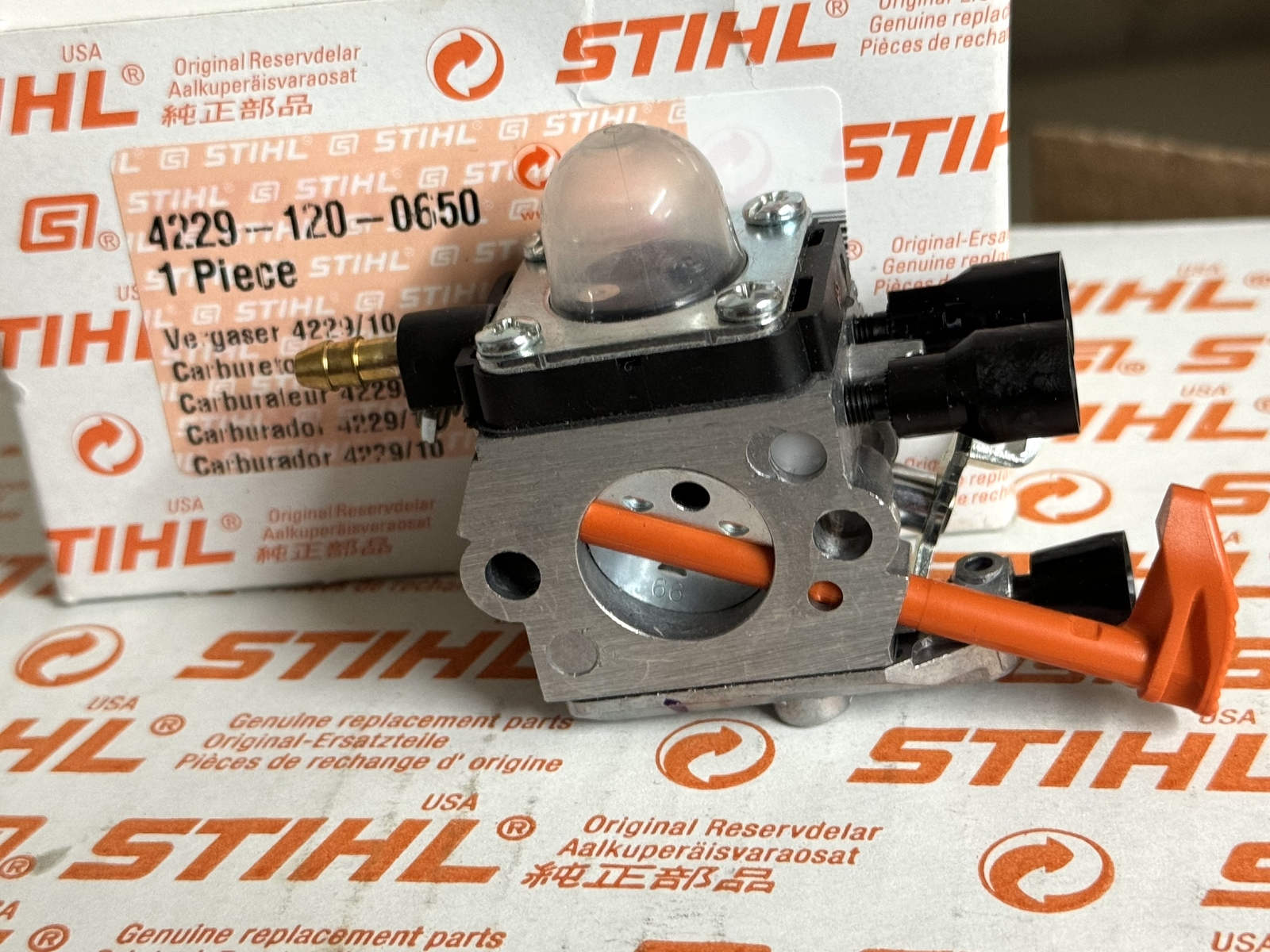 STIHL OEM ZAMA CARBURETOR 4229 120 0650 / 0608 4229/10 FOR BG50  BG 50 GENUINE - Picture 9 of 9
