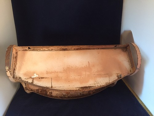 Vintage Mid Century Filigree Mesh Metal 2 tier Bathroom Shelf w/towel bar