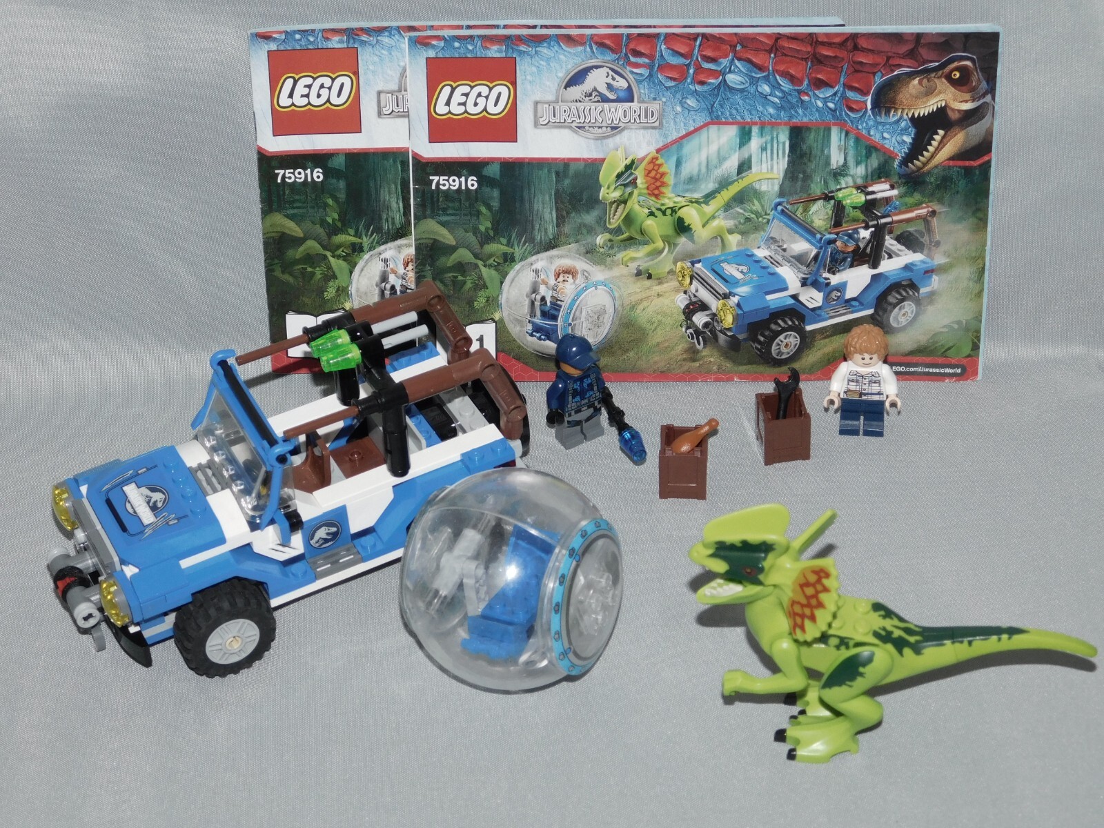lego jurassic world dilophosaurus ambush instructions