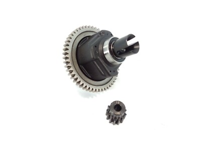 New Traxxas Sledge Center Diff Differential 52t Spur Gear Complete Pinion 13t