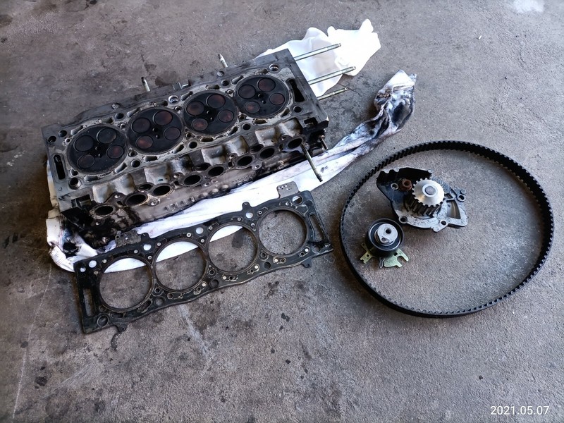 Zylinderkopf + Ventile 136 Ps Hdi 9641752610 Peugeot 307 Cc 2005 3b 