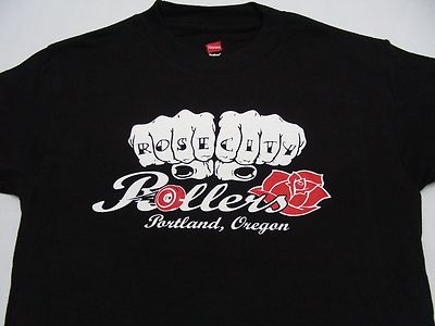 ROSE CITY ROLLERS - PORTLAND, OREGON ROLLER DERBY - YOUTH XS (2-4) SIZE T SHIRT!