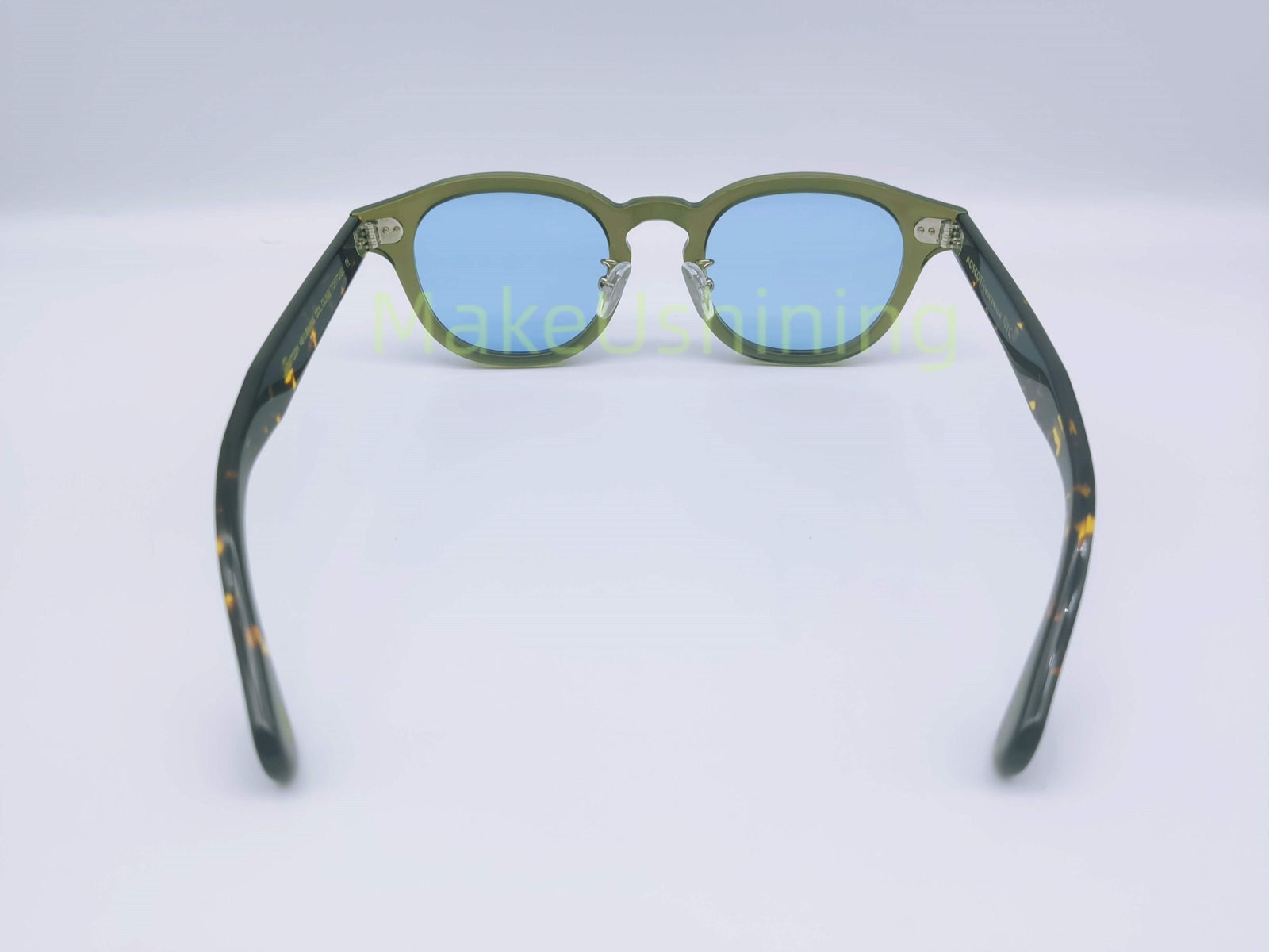 MOSCOT LEMTOSH W/ METAL NOSE PADS SUN Olive / Tortoise Frame 49-24