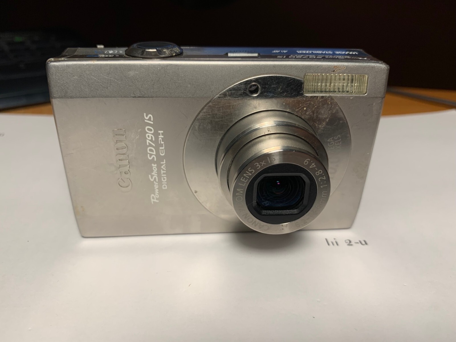 As Is Canon PowerShot SD790 IS Digital Elph Camera (2205-K As Is Canon PowerShot SD790 IS Digital Elph Camera (2205-K