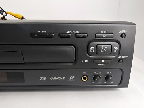 Mitsubishi CD CDV LD Laser Disc Player M-V6027 Tested Works