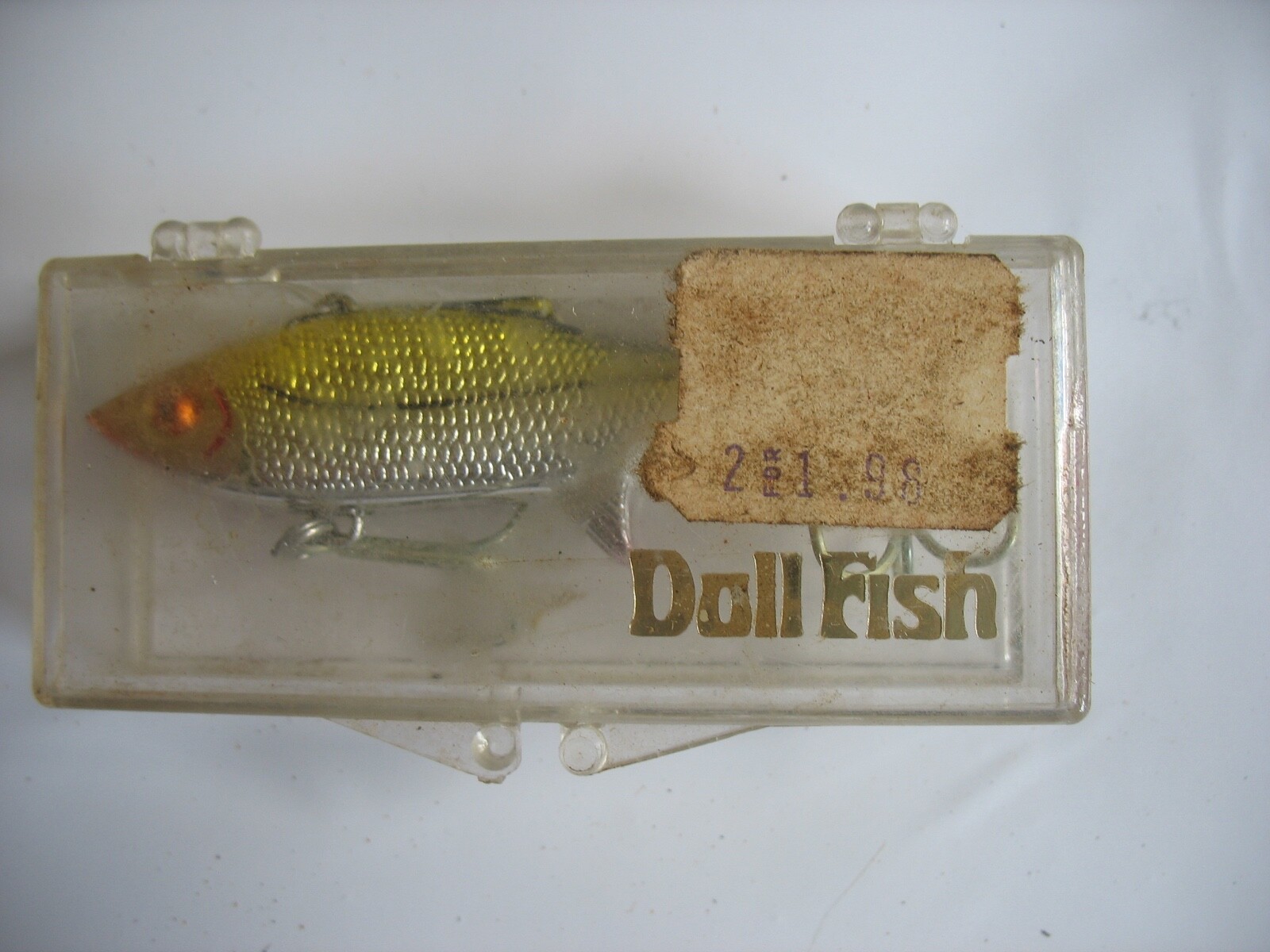 New? Doll Fish Vibrator Lure Yellow Silver Red Black | eBay