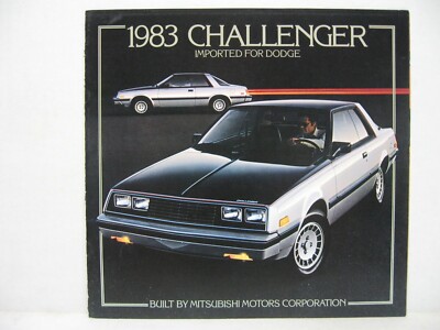 1983 Dodge Challenger Car Dealer Sales Brochure Catalog