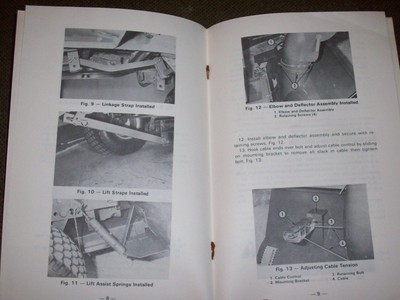 Massey-Ferguson 4820 Snow Thrower Operator's Manual For MF 1655 Lawn Tractor