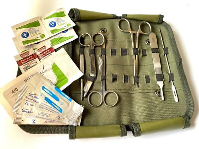 Surgical Suture Kit Basic First Aid Set Suture Emergency Trauma Survival Pack