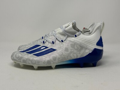Adidas Adizero Young King Blue White Floral Football Cleats FU6707 Mens