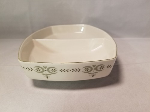 Franciscan Heritage Split Divided Serving Dish Vegetables Vintage USA