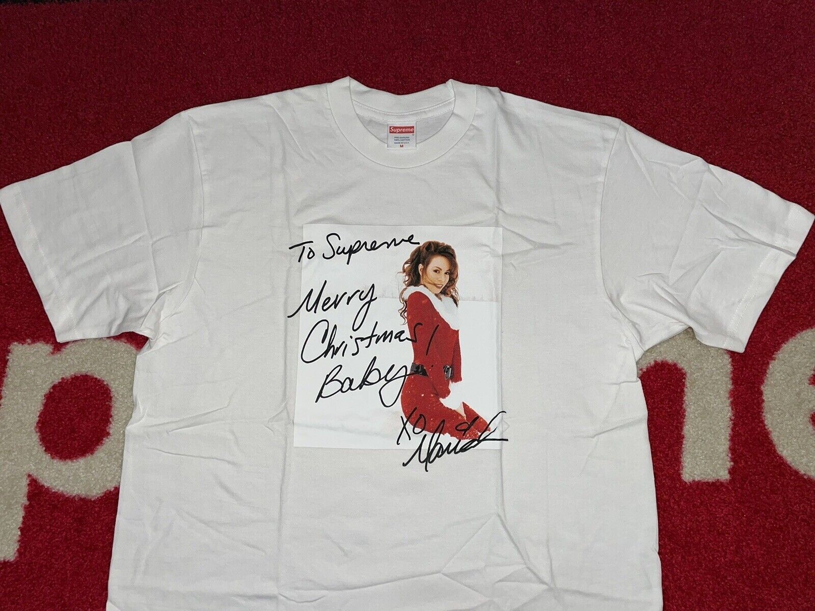 Supreme Mariah Carey Tee ホワイト 20aw Supreme Mariah Carey White Tee | Senikersku