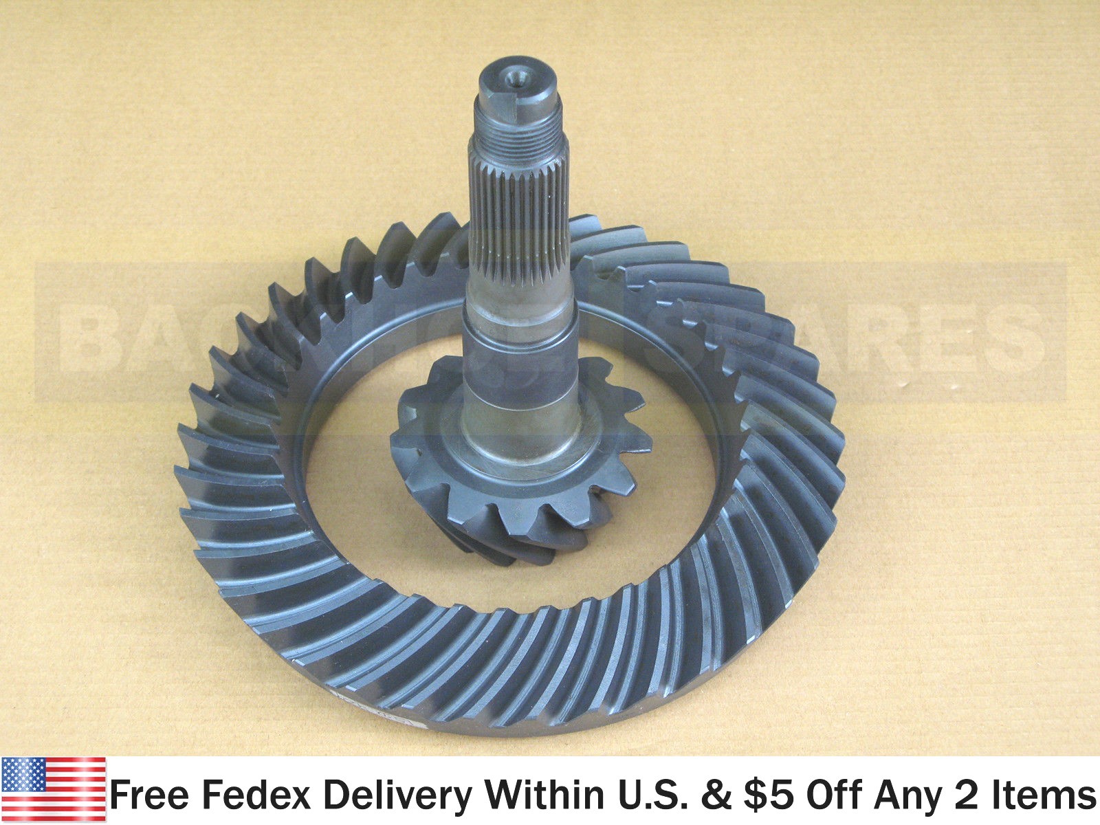 JCB PARTS - CROWN WHEEL & PINION 13T/38T M30 (PART NO. 458
