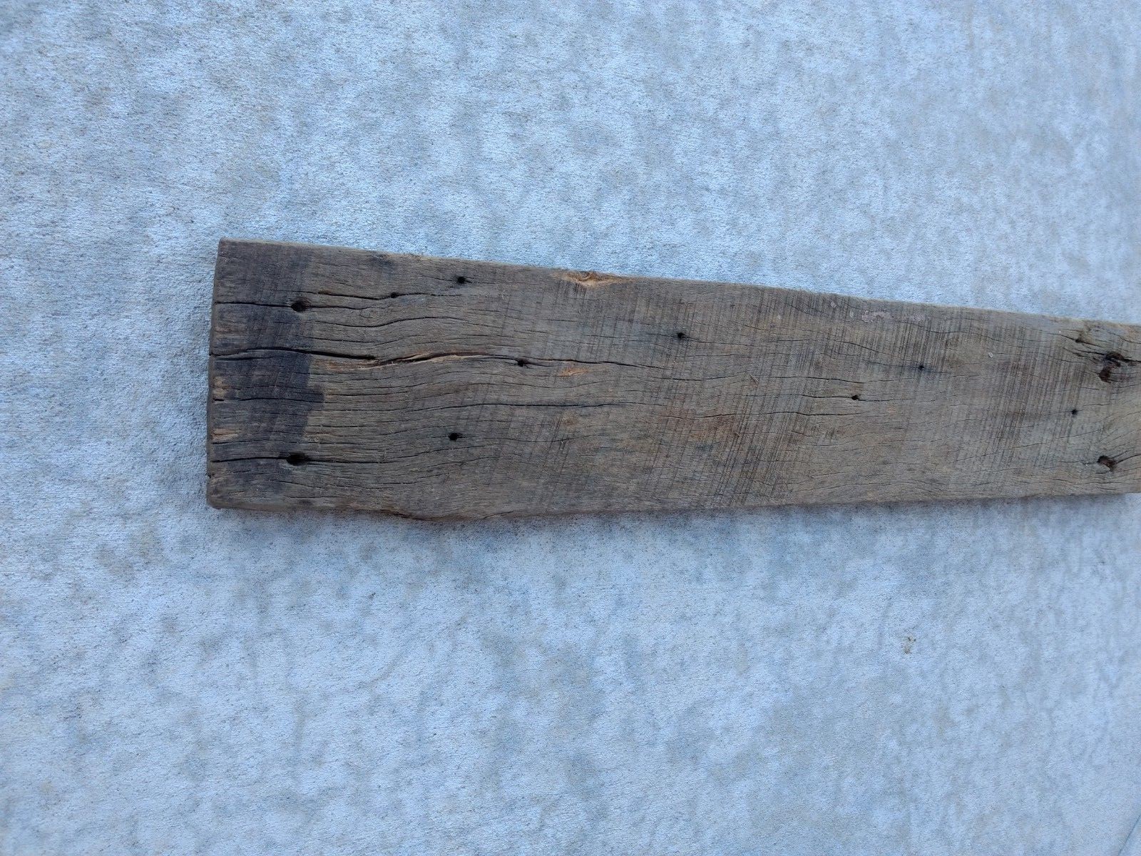 1x6 reclaimed barn wood plank, rough sawn aged blank wood wood sign or shelf