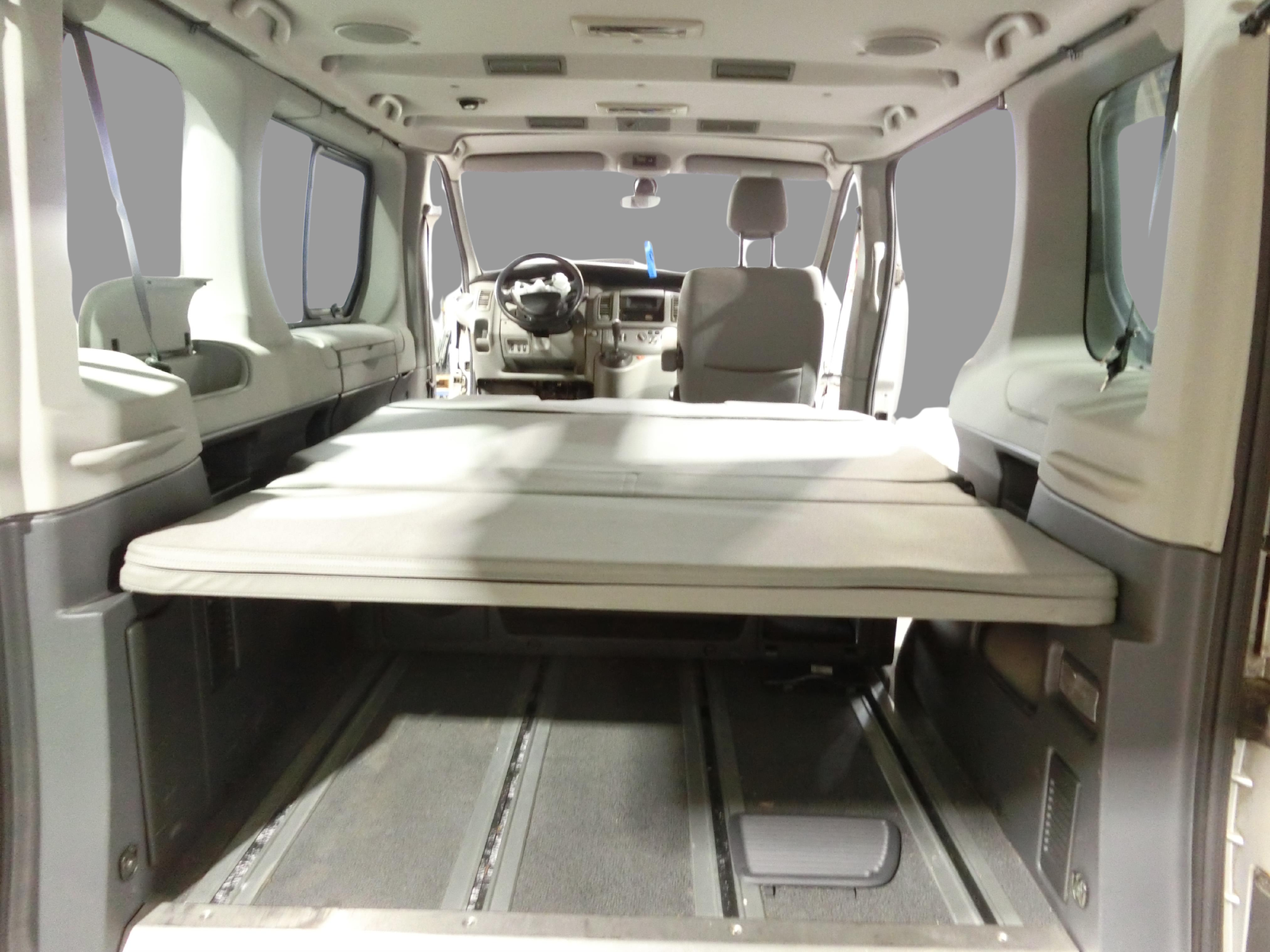 Renault Trafic II Vivaro A 06-14 Bett Tisch Rücksitzbank Seitenverkleidungen Set Satz  - Bild 1