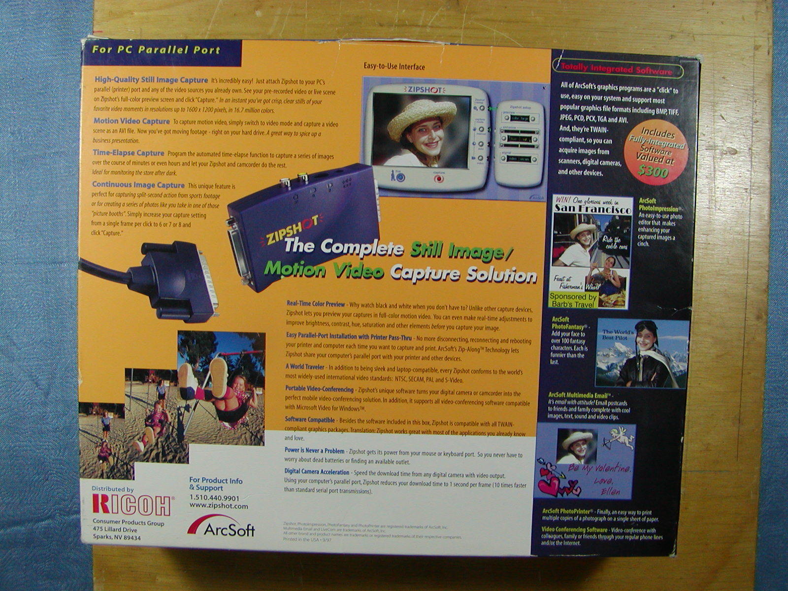 ZIPSHOT BY ARCHSOFT AND SOFTWARE