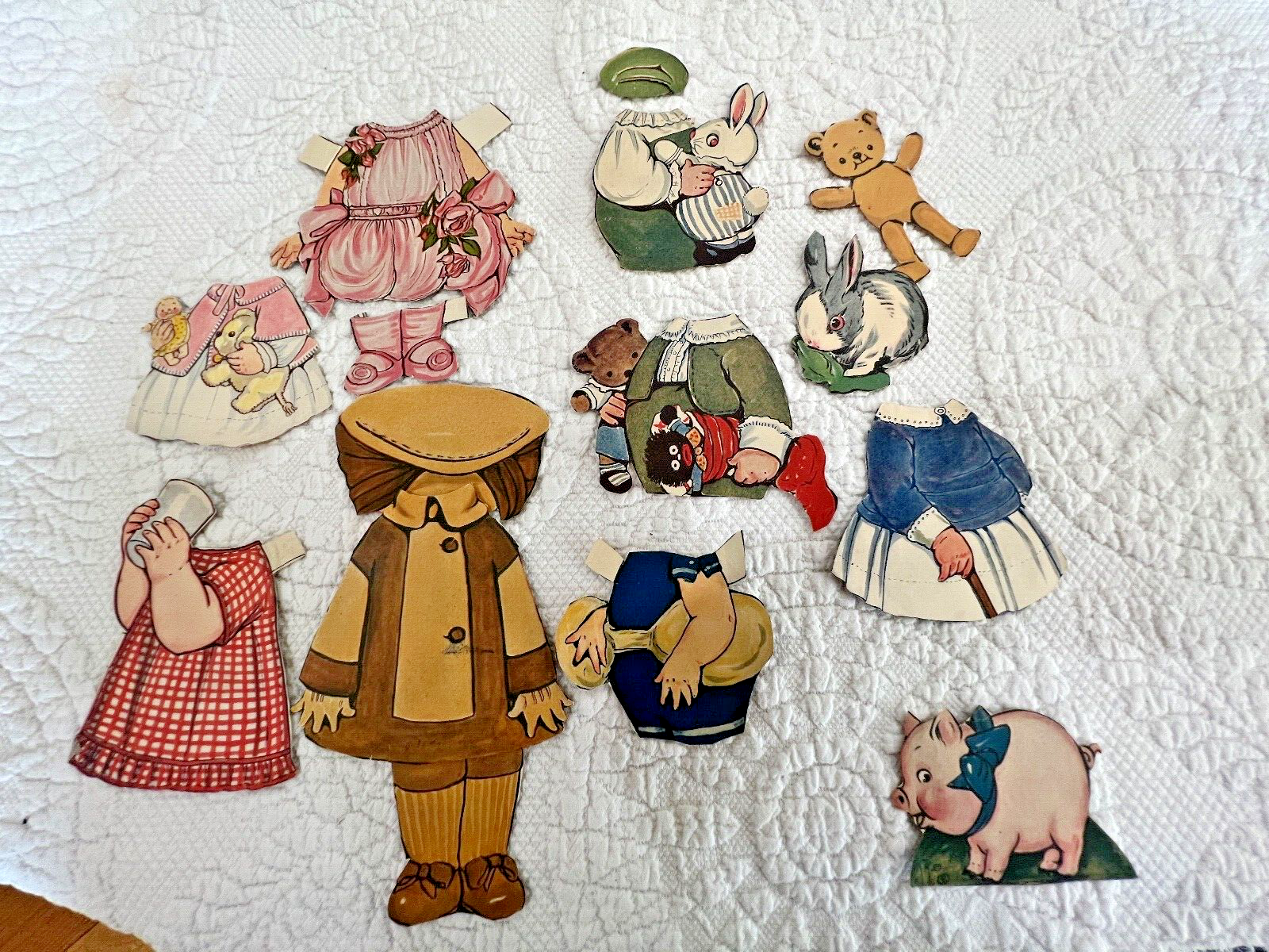 Vintage Paper Dolls Clothes