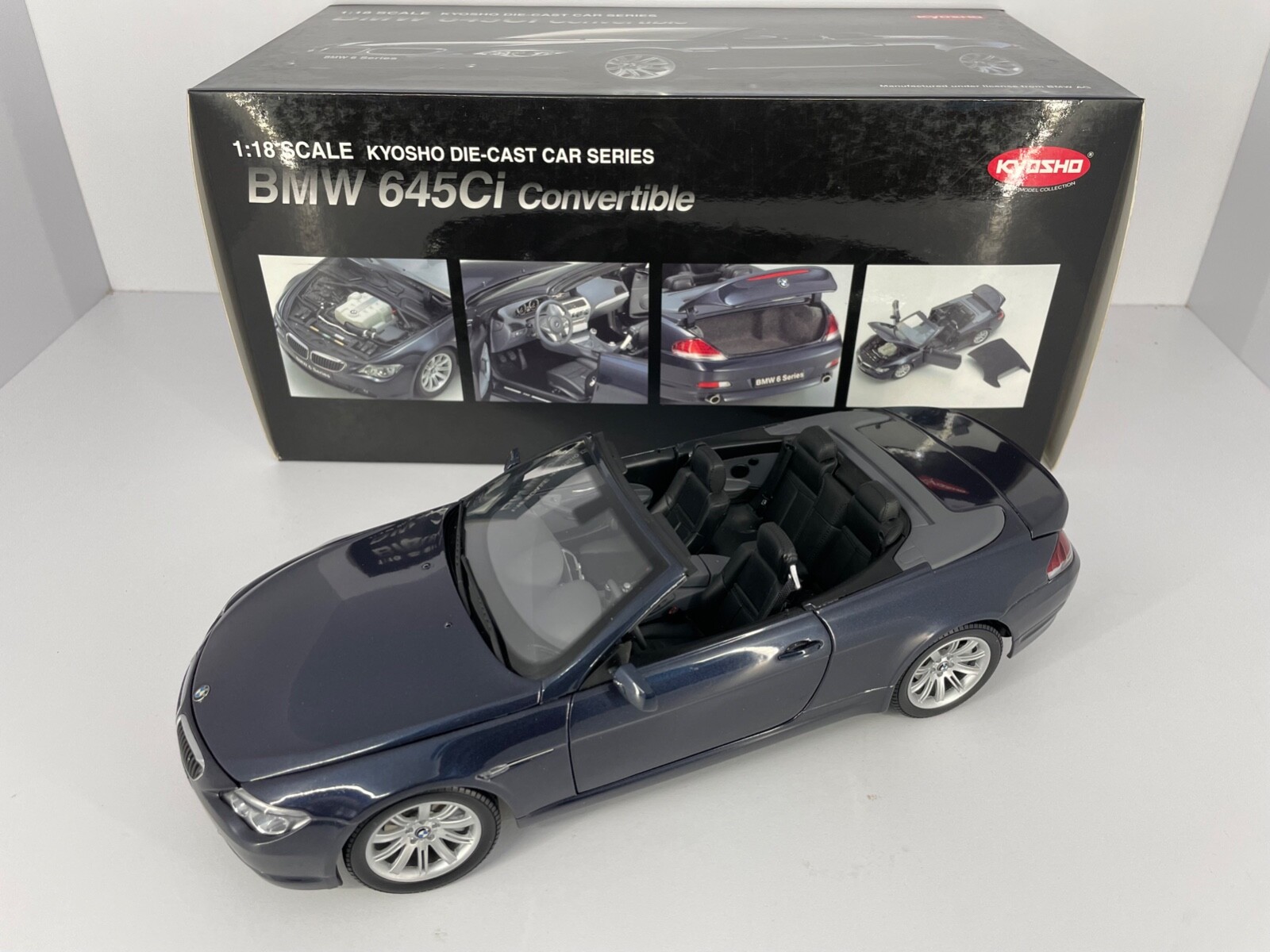 京商 1/18 BMW 645Ci Cabriolet 1/18 Kyosho BMW 6 Series Cabriolet 2nd Generation (E63/E64