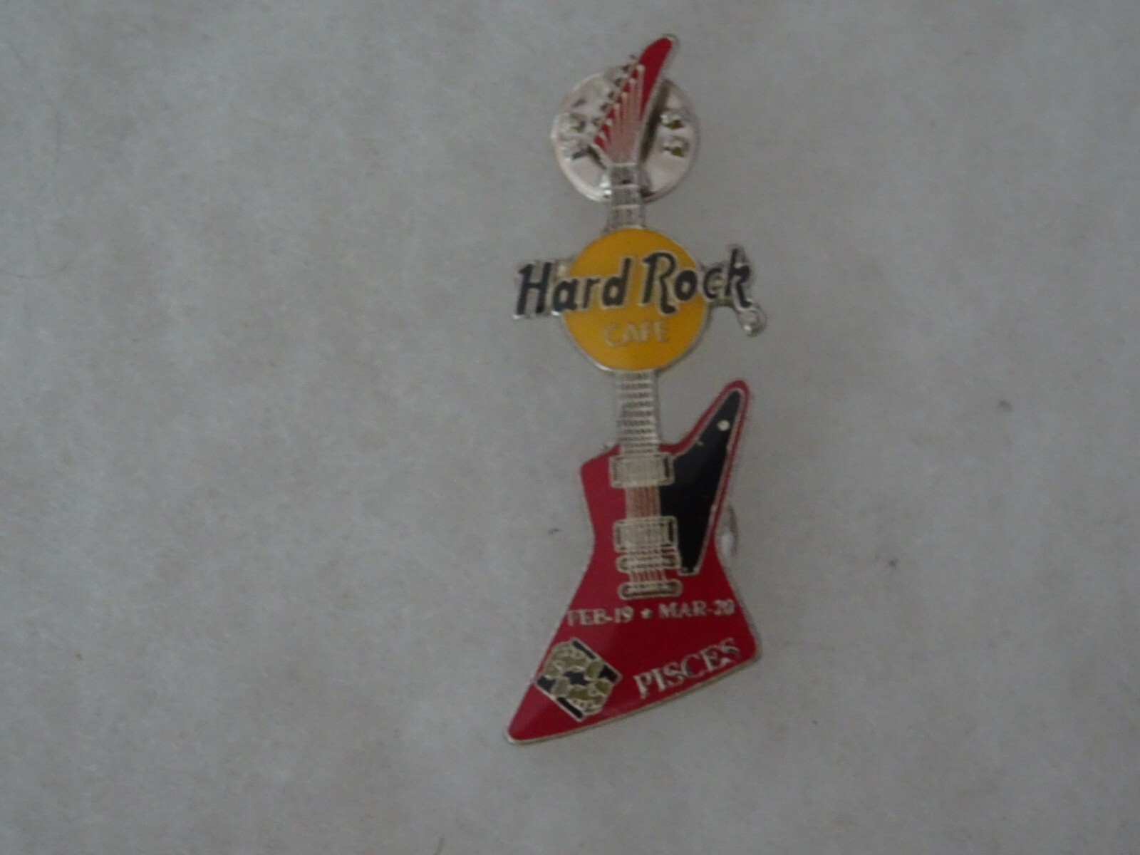 Hard Rock Cafe pin Tokyo PISCES Electric Guitar Horoscope