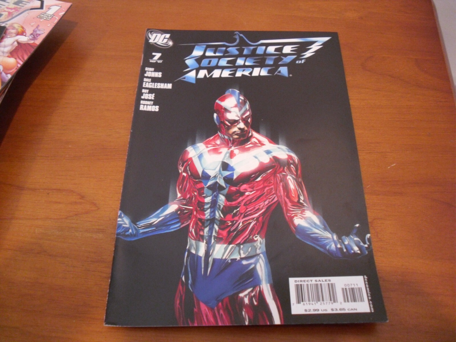 justice.Nページ Justice Society of America (2007 series) #7 in VF +